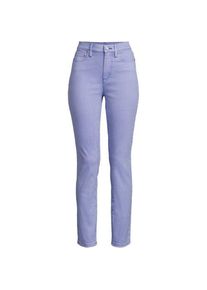 LANDS' END Slim Fit &Ouml;ko Jeans High Waist, Damen,  Lila, Elasthan/Baumwoll-Mischung/Polyester-Mischung, by Lands' End