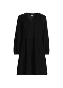 LANDS' END Ausgestelltes Feincordkleid, Damen,  Schwarz, Baumwolle, by Lands' End