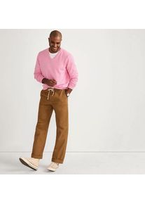 LANDS' END Entspannte Schlupfbund-Hose, Herren,  Braun, Elasthan/Baumwoll-Mischung, by Lands' End