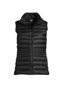 LANDS' END Daunenweste WANDERWEIGHT Verstaubar Ultraleicht, Damen,  Schwarz, Nylon, by Lands' End