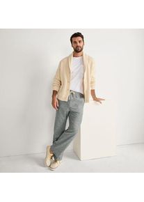LANDS' END Entspannte Schlupfbund-Hose aus Baumwoll-Leinenmix, Herren,  Gr&uuml;n, Leinen/Baumwoll-Mischung, by Lands' End