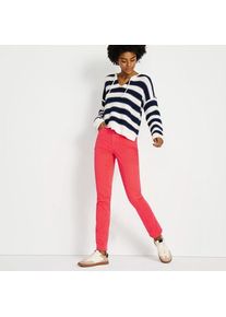 LANDS' END Slim Fit Shaping-Chinos, Damen,  Pink, Baumwolle, by Lands' End