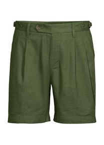LANDS' END Leinenmix-Shorts, Herren,  Braun, Leinen/Baumwoll-Mischung, by Lands' End