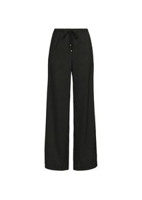 LANDS' END Weite Hose aus geb&uuml;rstetem Flanell mit Streifendetail, Damen,  Grau, by Lands' End