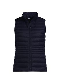 LANDS' END Daunenweste WANDERWEIGHT Verstaubar Ultraleicht, Damen,  Blau, Nylon, by Lands' End