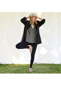 LANDS' END Starfish Leggings, Damen,  Schwarz, Elasthan/Baumwoll-Mischung, by Lands' End