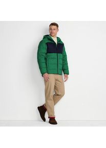 LANDS' END Daunen-Steppjacke mit Kapuze, Herren,  Gr&uuml;n, Polyester/Nylon/Daunen, by Lands' End