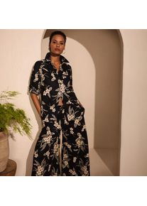 LANDS' END Palazzohose aus reinem Leinen, Damen,  Gr&uuml;n, Leinen, by Lands' End