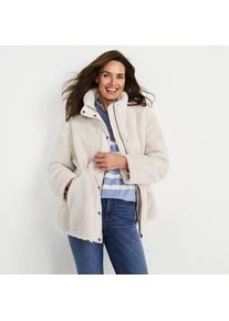 LANDS' END Gef&uuml;tterte Teddyjacke, Damen,  Beige, Polyester, by Lands' End