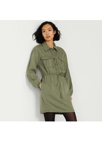 LANDS' END Utility-Kleid, Damen,  Gr&uuml;n, Baumwolle/Lyocell (Viskose), by Lands' End