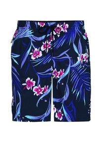 LANDS' END Badeshorts mit Hydroliner, 23 cm, Herren,  Blau, by Lands' End