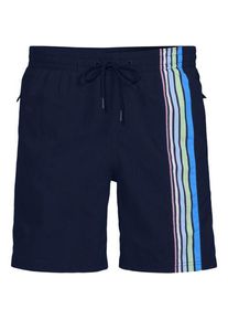 LANDS' END Badeshorts mit Hydroliner, 18 cm, Herren,  Blau, by Lands' End