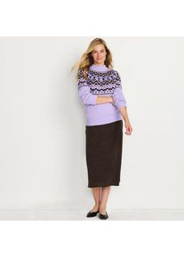 LANDS' END Crinkle-Schlupfrock im Schr&auml;gschnitt f&uuml;r Damen, Damen, size: regular, Braun, Lyocell (Viskose)/Polyester-Mischung, by Lands' End
