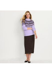 LANDS' END Crinkle-Schlupfrock im Schr&auml;gschnitt, Damen,  Braun, Lyocell (Viskose)/Polyester-Mischung, by Lands' End