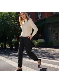 LANDS' END Cargohose aus Lyocell-Mix, Damen,  Schwarz, Baumwoll-Mischung, by Lands' End