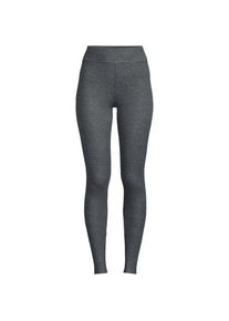 LANDS' END Leggings mit Pl&uuml;schfutter und Tasche SERIOUS SWEATS, Damen,  Grau, Baumwoll-Mischung/Polyester-Mischung, by Lands' End