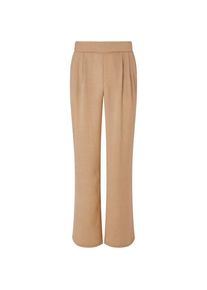 LANDS' END Flie&szlig;ende Satinhose mit weitem Bein, Damen,  Beige, Polyester-Mischung, by Lands' End