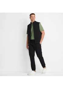 LANDS' END Trekking-Hose mit schmal zulaufendem Bein, Herren,  Schwarz, Polyester, by Lands' End