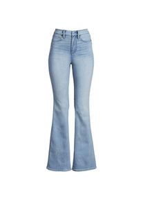 LANDS' END Skinny Fit Recover Schlagjeans High Waist, Damen,  Blau, Baumwolle/Elasthan/Polyester, by Lands' End