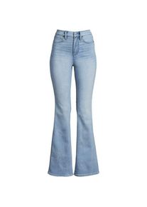 LANDS' END Skinny Fit Recover Schlagjeans High Waist, Damen,  Blau, Baumwolle/Elasthan/Polyester, by Lands' End