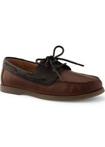 LANDS' END Bootsschuhe aus Leder, Herren,  Braun, Leder, by Lands' End