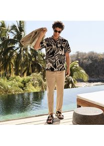 LANDS' END Classic Fit Ultimativ-Chino, Herren,  Beige, Baumwolle/Elasthan/Polyester, by Lands' End