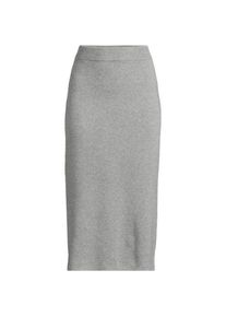 LANDS' END Feinstrick-Midirock, Damen,  Grau, by Lands' End