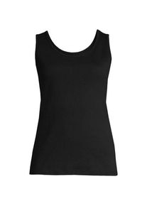 LANDS' END Baumwoll-Top, Damen,  Schwarz, Baumwolle, by Lands' End
