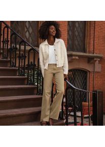 LANDS' END 5-Pocket-Chinos mit weitem Bein f&uuml;r Damen, Damen, size: regular, Braun, Baumwoll-Mischung, by Lands' End