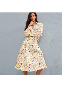 LANDS' END Verk&uuml;rztes Hemd mit R&uuml;schen, Damen,  Wei&szlig;, Baumwolle, by Lands' End