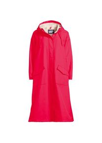 LANDS' END Umziehmantel mit Teddyfutter, Damen,  Pink, Polyester, by Lands' End