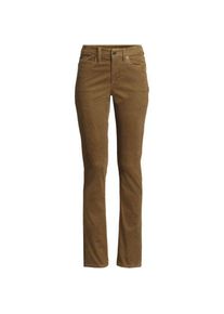 LANDS' END Straight Fit Cordhose Mid Waist, Damen,  Braun, Baumwoll-Mischung, by Lands' End