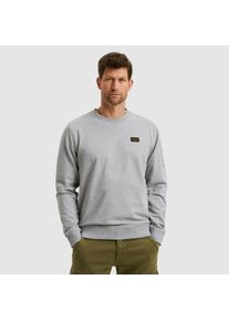 PME-Legend PME LEGEND Herren Sweatshirt "Airstrip sweat"light grau melee, casual, Gr. XXL, Sweatware, Obermaterial: 95% Baumwolle, 5% Elasthan, Sweatshirts