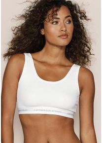 Copenhagen Studios Bustier weiß Gr. L (40) für Damen. Mit Logoschriftzug. Ohne Bügel. Bequem. Nachhaltig.