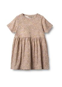 Wheat Jersey Dress S/S Anna Kleid Kinder (Gr 128 |beige/braun)