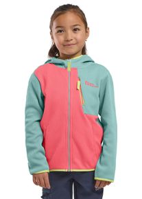 Jack Wolfskin Kinder Softshelljacke "ACTAMIC GRID MIDLAYER K"sunset, coral, Gr. 128, Oberstoff: 100% POLYESTER; Kontrastmaterial 1: 100% POLYESTER;