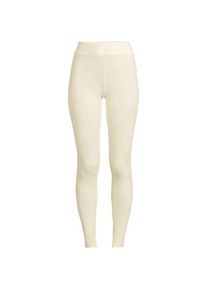 LANDS' END Lange Stretch-THERMASKIN-Unterhose, Damen,  Wei&szlig;, Elasthan/Polyester-Mischung, by Lands' End