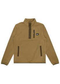 Quiksilver No Destination 2 Half Snap Fleecepullover Herren (Gr M |braun)