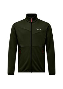 Salewa Puez Cammino PL Jacket Fleecejacke Men (Gr 46 |schwarz/oliv)