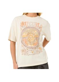 Rip Curl Luna Heritage Tee T-Shirt Damen (Gr M |beige/weiß)
