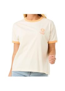 Rip Curl San Carlos Ringer Tee T-Shirt Damen (Gr L |weiß)
