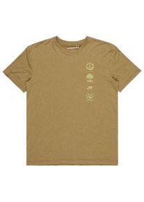 Quiksilver Coastal Run S/S Funktionsshirt Herren (Gr M |beige)