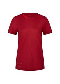 Transhumance Basic T-Shirt Merinounterwäsche Damen (Gr S |rot)