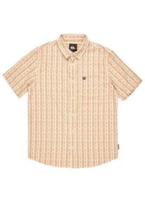 Hemd Quiksilver Street Way S/S Herren (Gr M |beige)