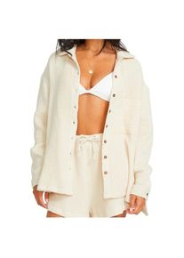 Billabong So Cozy Shacket Freizeitjacke Damen (Gr L |weiß/beige)