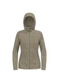 Odlo Tencia Mid Layer Hoody Full Zip Fleecejacke Damen Wandern (Gr S |beige)