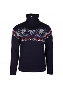 Woll- & Merinopullover Dale of Norway Fongen WP Sweater Herren (Gr XXL |blau)