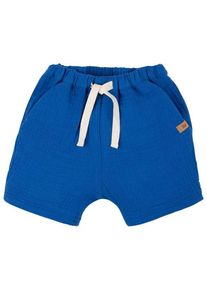 Pure Pure Mini-Shorts Mull Uni Shorts Kinder (Gr&ouml;&szlig;e 98 |blau)