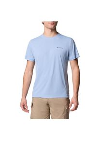 Columbia Zero Rules Light S/S Crew Funktionsshirt Men (Gr M |blau)