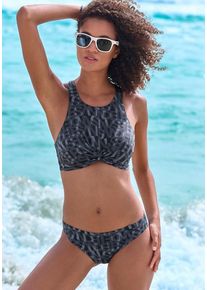 ELBSAND Bikini-Hose 'Letra' schwarz Gr. 36. Nachhaltig.